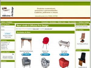 Criação de Sites para fabricante de móveis e decoração