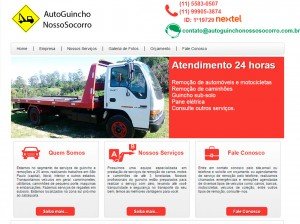 Criação de Sites de Guinchos e Remoção