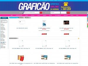 Lojas Virtuais para Gráficas