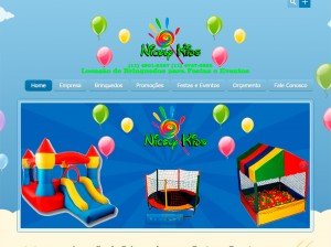Criação de site para  Locação de Brinquedos