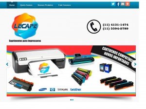 Criação de Sites para empresas de Impressoras